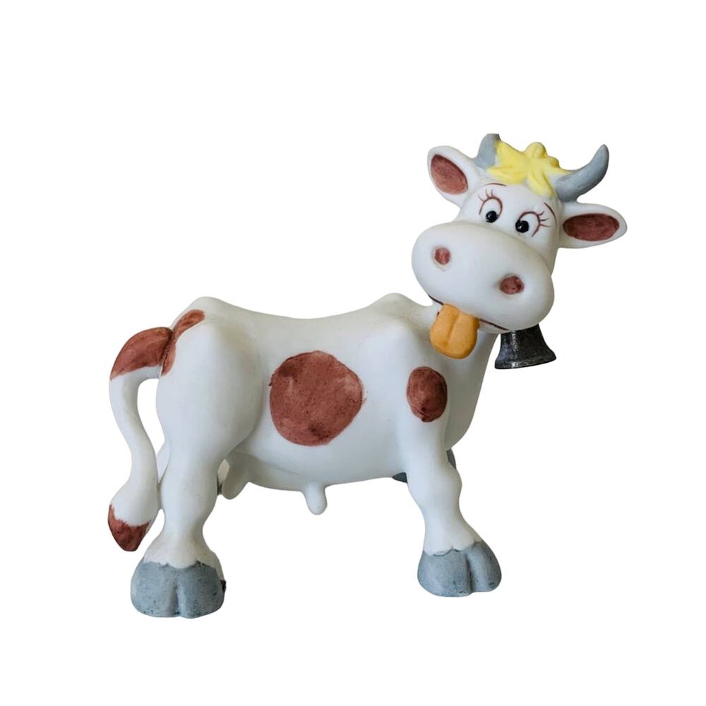 Vintage Porcelain Cow